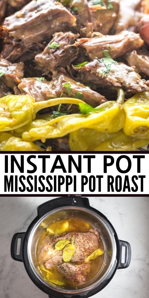 BEST Instant Pot Mississippi Pot Roast (gluten free, paleo, w30)