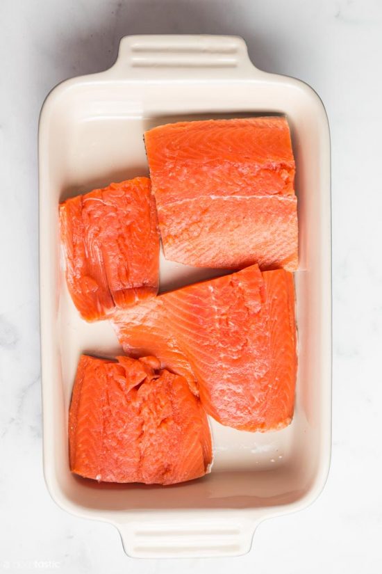 BEST Honey Garlic Salmon - (healthy, paleo, gluten free)
