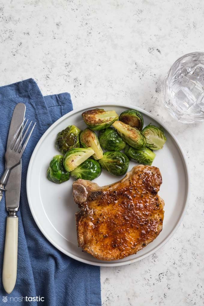 Easy Air Fryer Pork Chops (Keto, Paleo, W30) - Noshtastic