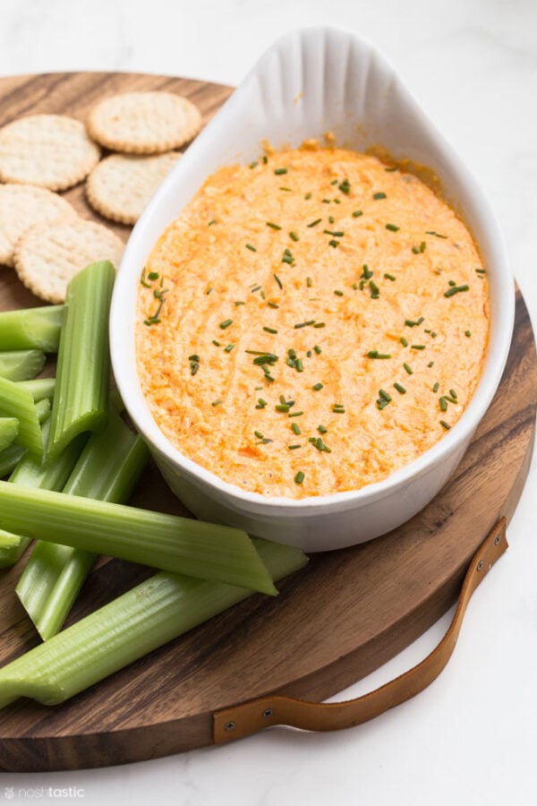 Keto Buffalo Chicken Dip - (Easy Low Carb Appetizer)