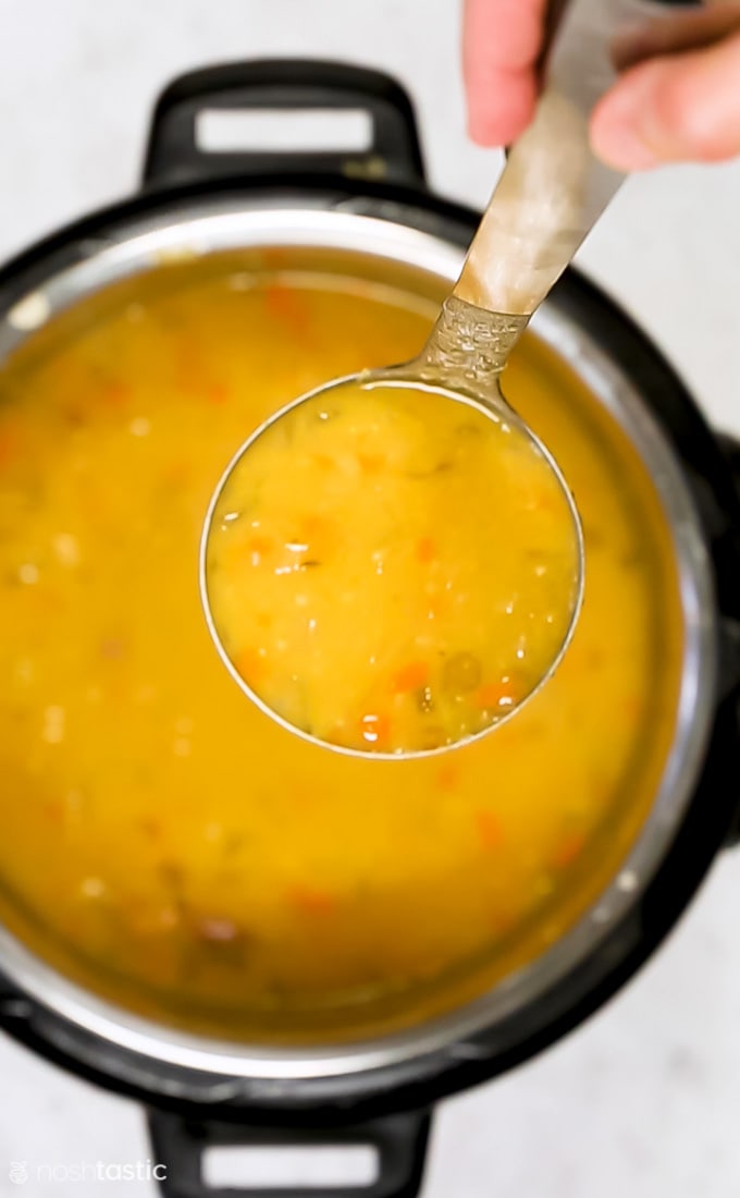 Instant Pot Split Pea Soup Noshtastic