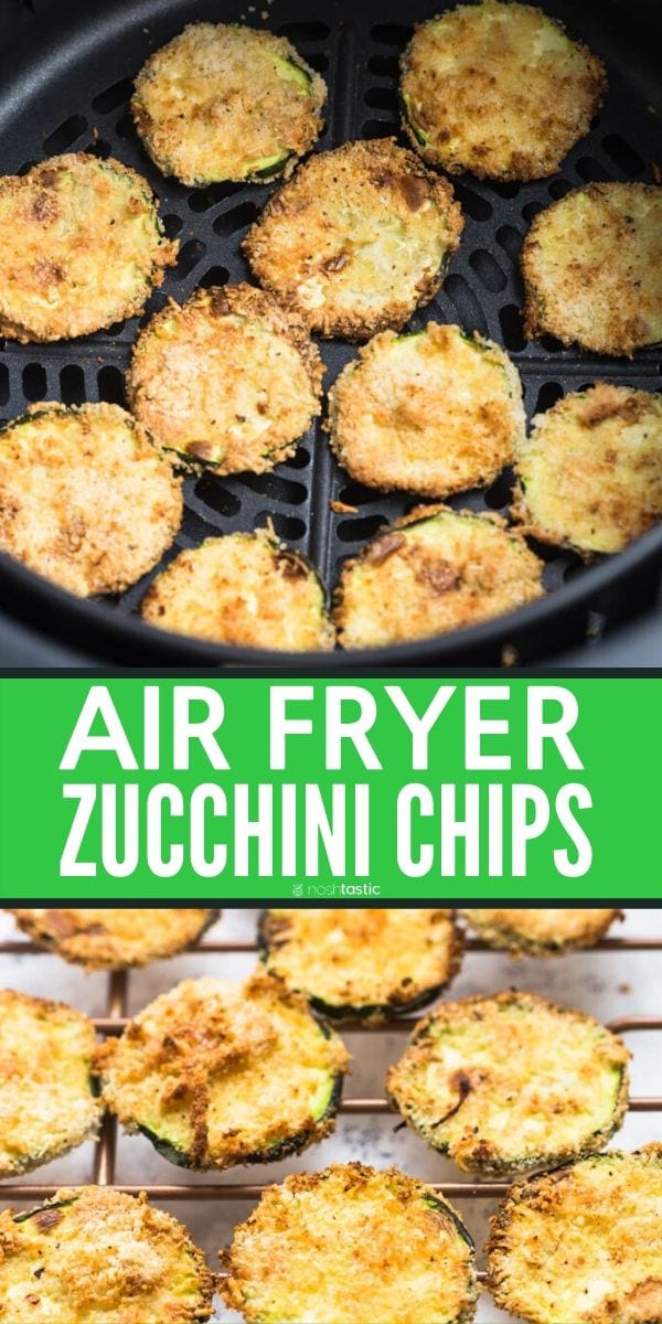 Air Fryer Zucchini Chips (Keto, Low Carb) Noshtastic