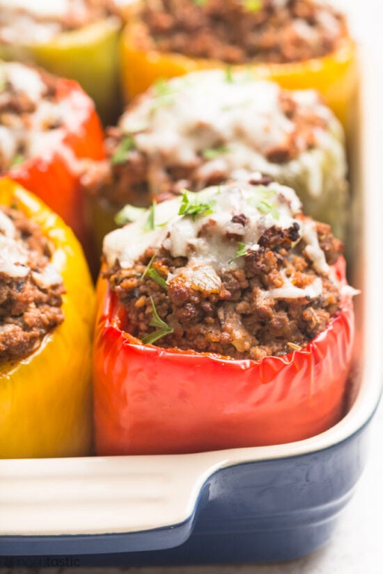 keto stuffed bell peppers recipe