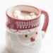 Hot Chocolate with marshmallows in a Santa Mug