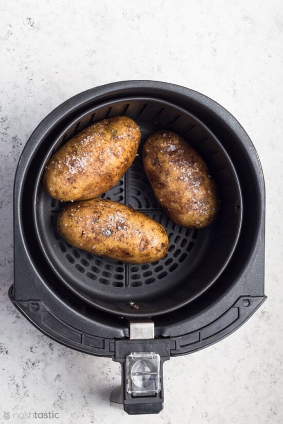 Baking potatoes in Air Fryer Basket