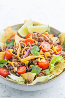 Taco Salad in a bowl