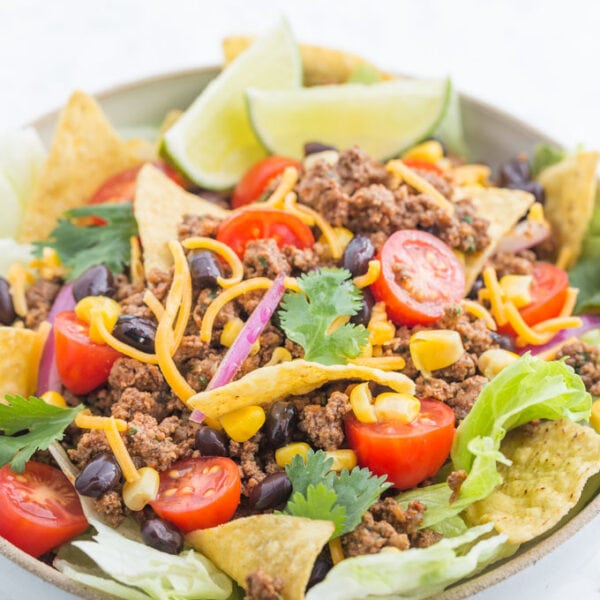 Taco Salad in a bowl