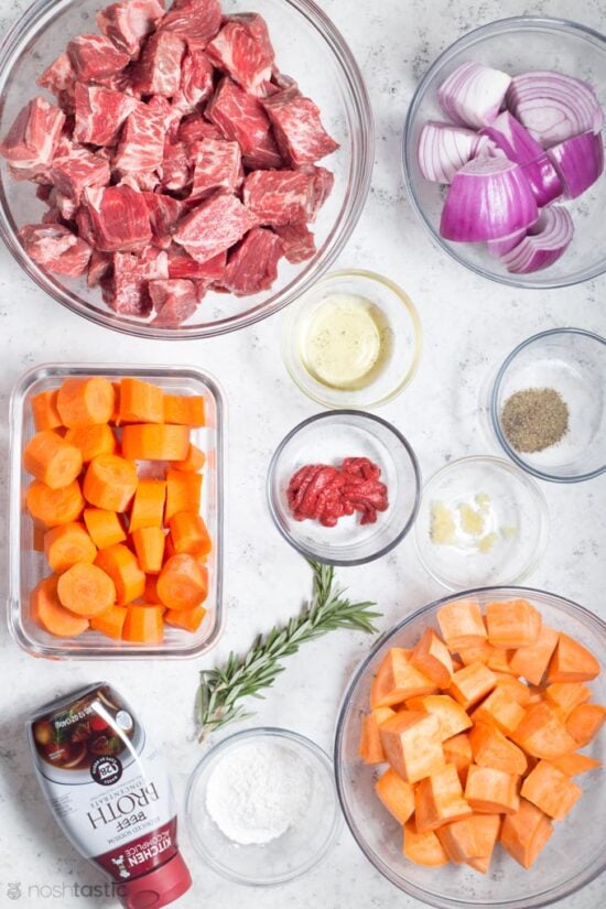 ingredients for instant pot beef stew