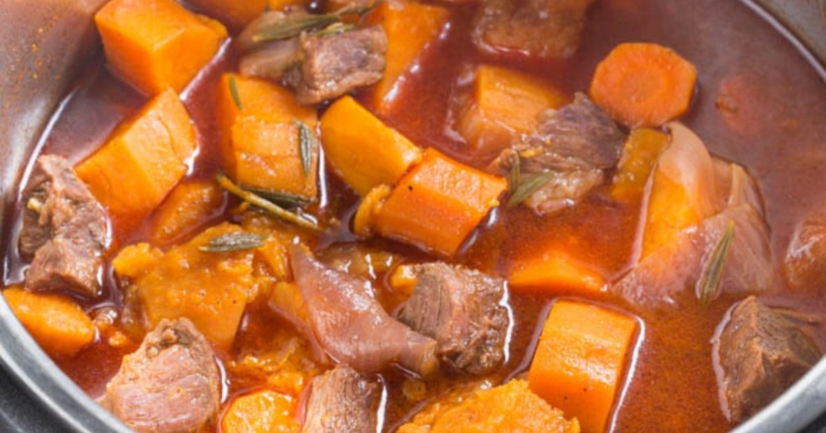 Sweet potato beef stew instant pot best sale