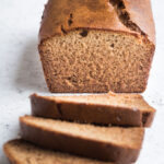 gluten free banana bread sliced