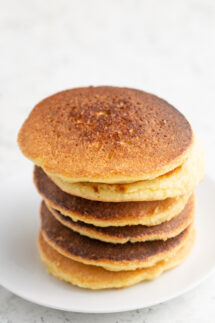 stack of keto pancakes