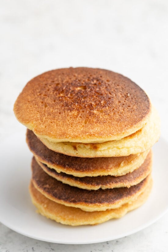 stack of keto pancakes