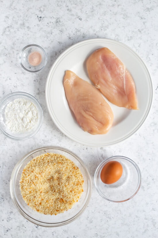 ingredients for chicken katsu recipe