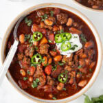 bowl of beef chili